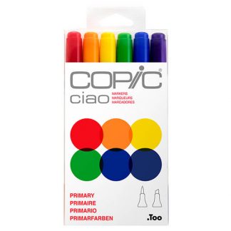 Copic Ciao alkoholos marker készlet, 6 db - alapszínek