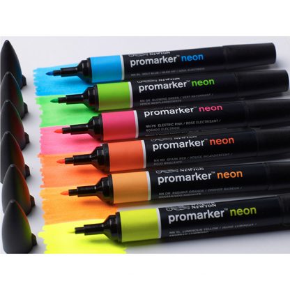 Winsor & Newton Promaker kéthegyű marker - Neon
