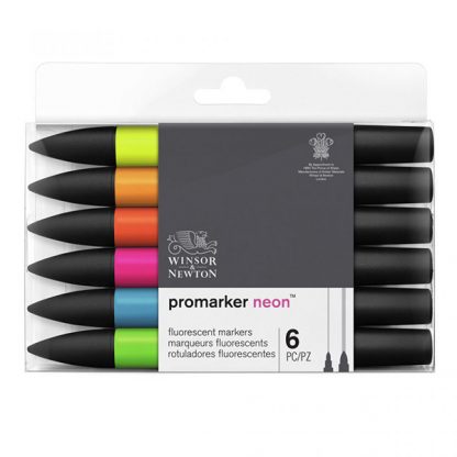 Winsor & Newton Promarker, 6 darabos készlet - Neon