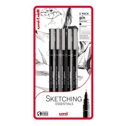 Uni Pin tűfilc készlet, 5 darabos - Sketching Essentials