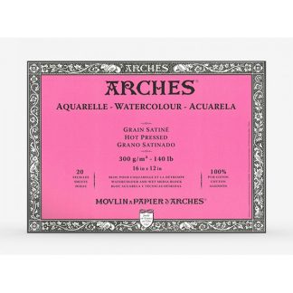 Arches 100% pamut akvarelltömb, 20 lapos - melegen préselt