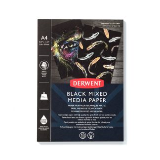 Derwent Mixed Media papírtömb, 300 g - fekete