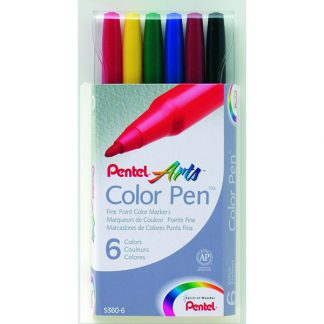 Pentel Colour Pen filctoll készlet - 6 db