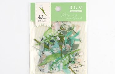 BGM matrica - Morning garden, white