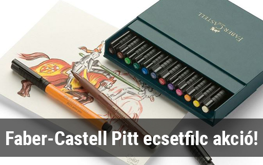 Faber-Castell Pitt ecsetfilc akció