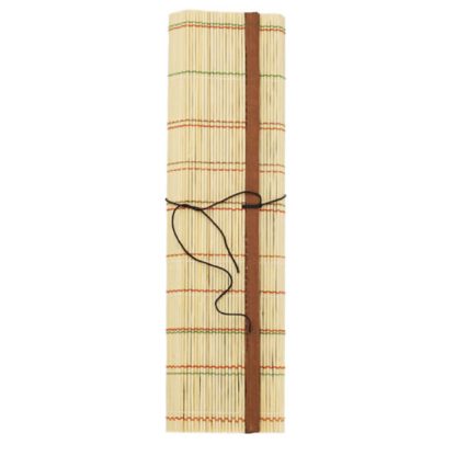 Renesans bambusz ecsettartó, feltekerhető