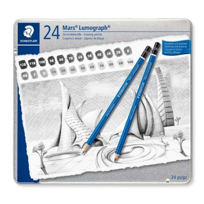 Staedtler Mars Lumograph grafitceruza készlet - 24 db