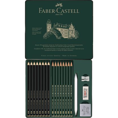 Faber-Castell Castell 9000 és Pitt Matt grafitceruza készlet, 20 db