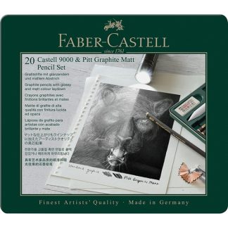Faber-Castell Castell 9000 és Pitt Matt grafitceruza készlet, 20 db