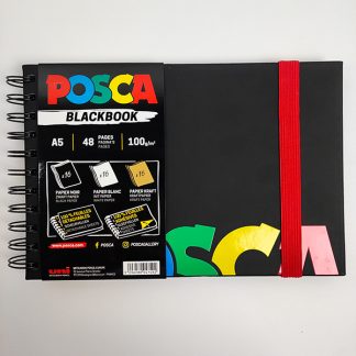 Uni Posca Blackbook vázlatfüzet, A5