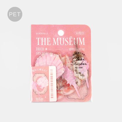 BGM matrica csomag, 30 db - The Museum, rózsaszín