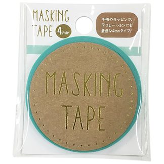 World Craft washi tape, 4 mm - menta