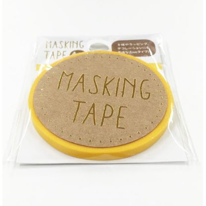 World Craft washi tape, 4 mm - sárga