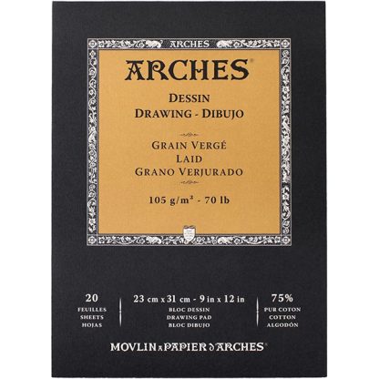 Arches Ingres papírtömb, 105 g - 75% pamut