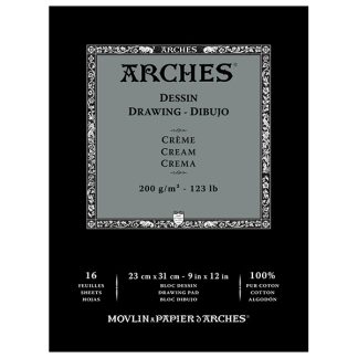 Arches rajzpapír tömb, 100% pamut - több méretben