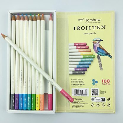 Tombow Irojiten színes ceruza, 10 darabos készlet - Pasztell színek