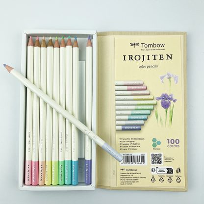 Tombow Irojiten színes ceruza, 10 darabos készlet - Világos színek