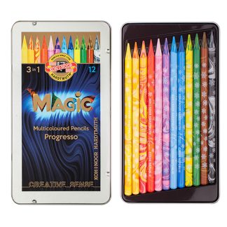 Koh-I-Noor Progresso Magic színesceruza készlet - 12 db