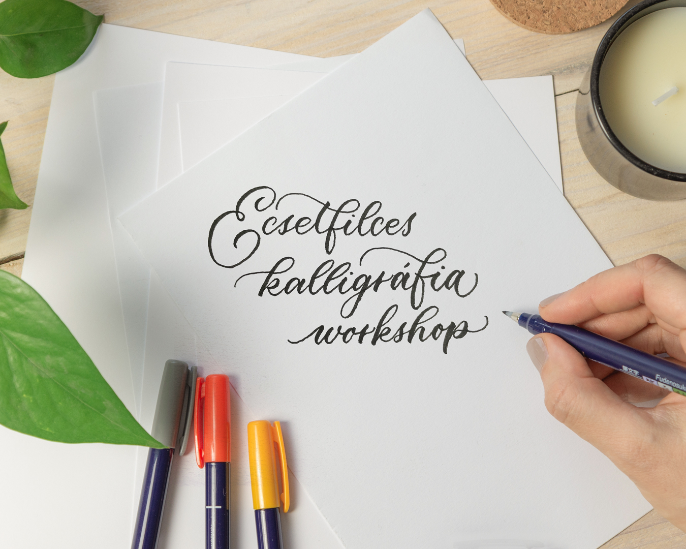 Ecsetfilces kalligráfia workshop