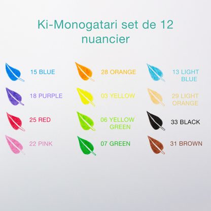 Tombow Ki-Monogatari Eco színes ceruza készlet - 12 db