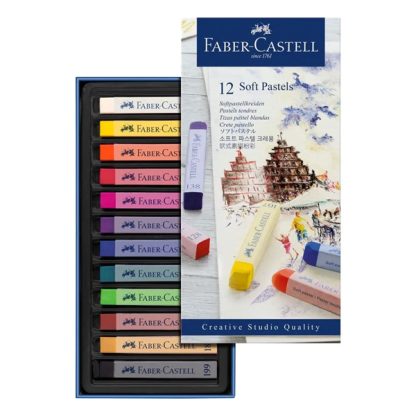 Faber-Castell Creative Studio porpasztell, 12 db