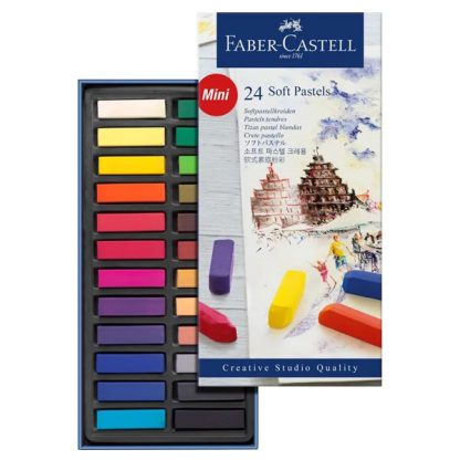 Faber-Castell Creative Studio porpasztell, 24 db - félkrétás