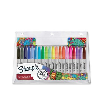 Sharpie Permanent alkoholos filckészlet, vékony - 20 darabos