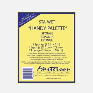 Masterson Sta-Wet Handy nedves paletta - szivacs utántöltés, 1 db