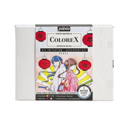 PÉBÉO Colorex akvarelltinta és marker készlet - Manga